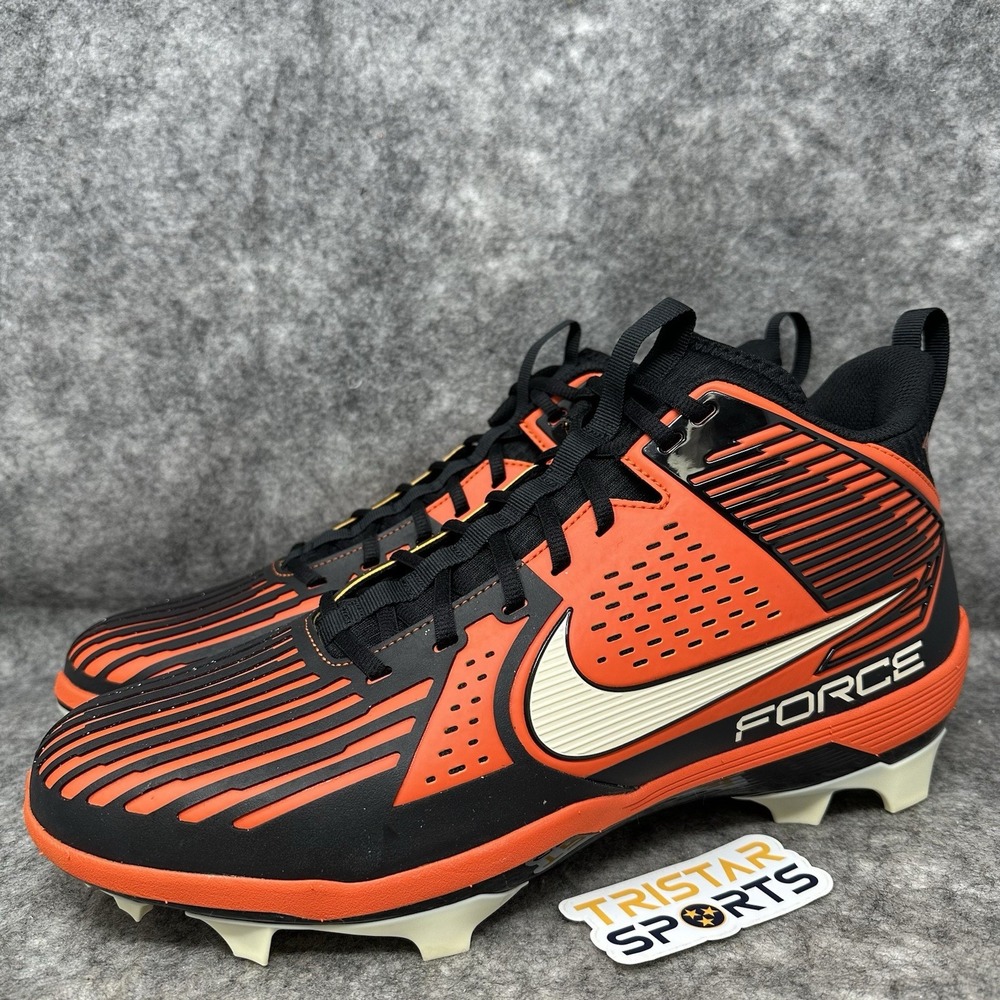 Oregon State Beavers Football Cleats Mens Size 16 Nike Force Savage Pro 3 PE